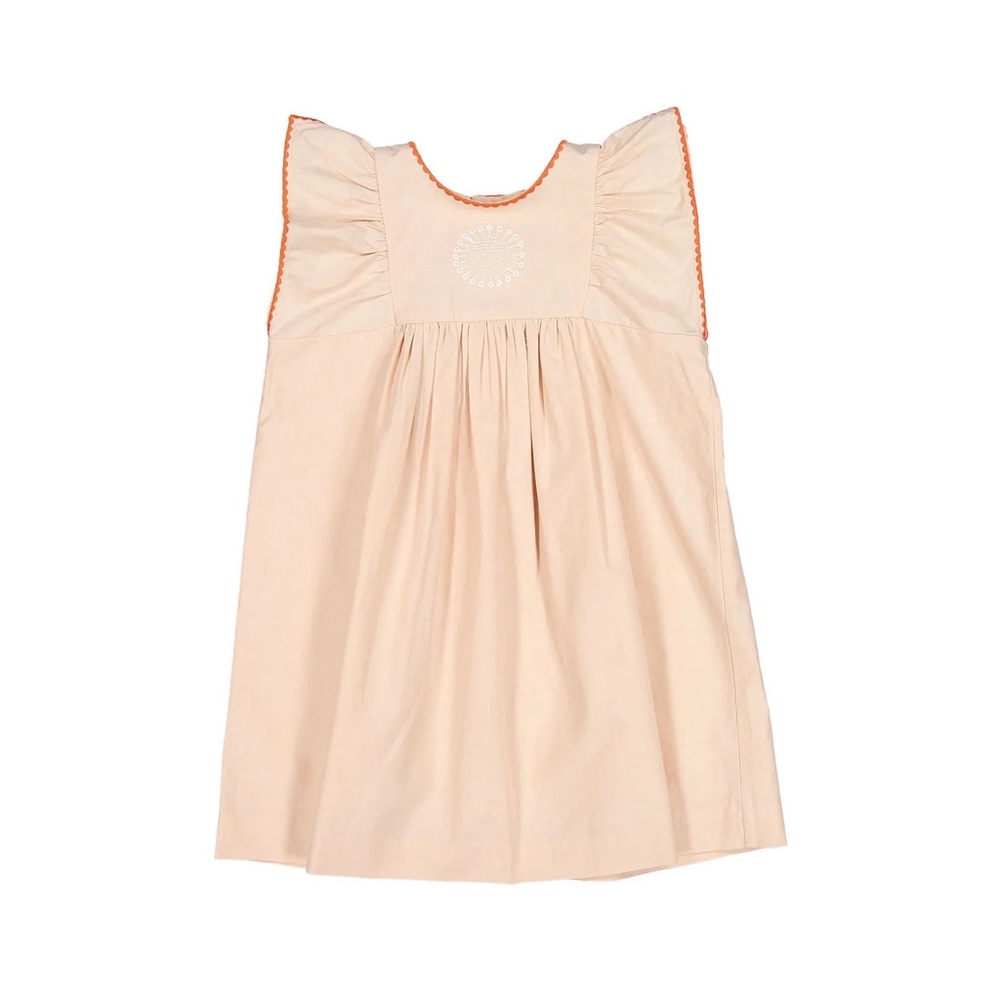 Bonpoint Nude Embroidered Angie Dress